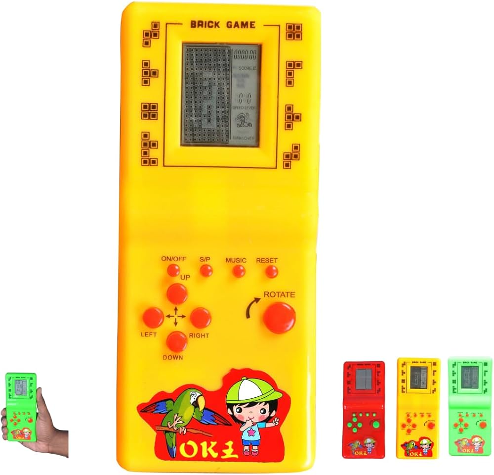 Handheld Portable Indoor & Outdoor Brick Game – Pack of 1