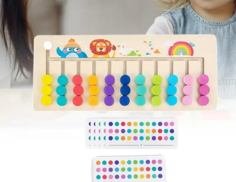 Wooden Mobile 12 Colour Sorting Game for Kids