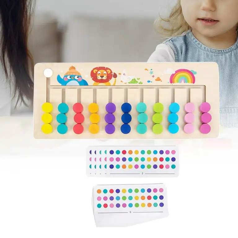 Wooden Mobile 12 Colour Sorting Game for Kids