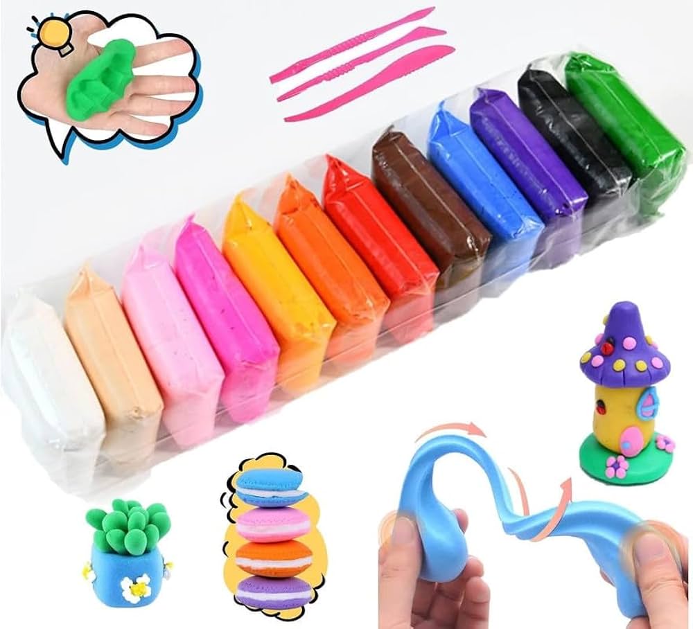 12 In 1 Soft Clay for Kids