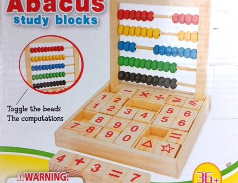 Wooden Abacus Math Learning Kit for Kids