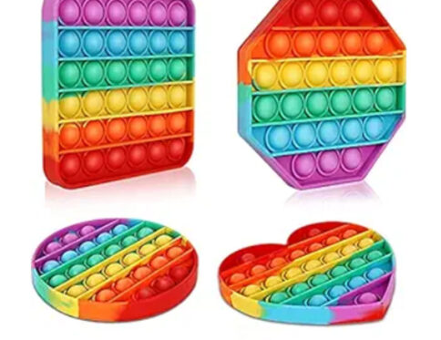 Silicon Pop-It Stress Relief Toy – Pack of 1