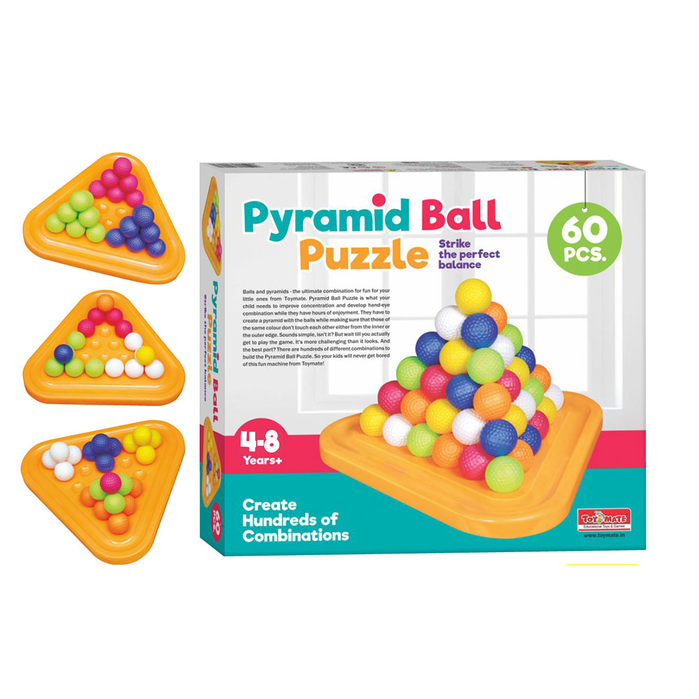 Pyramid Ball Puzzle Game for Kids