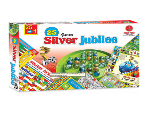 25 Silver Jubilee Game Set – Full Family Entertainment for Endless Fun