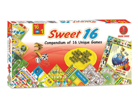 Sweet 16 – A Compendium of 16 Unique Games for Kids