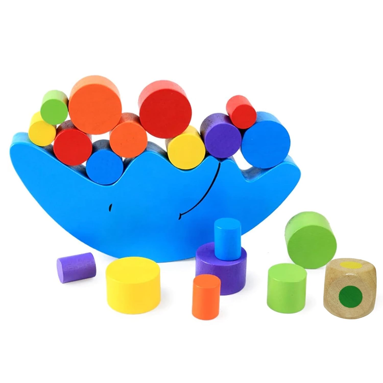 Wooden Moon Balance Game Set for Kids