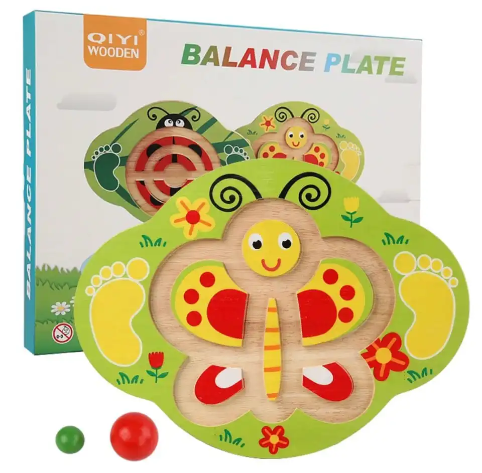 Wooden Balance Plate for Kids