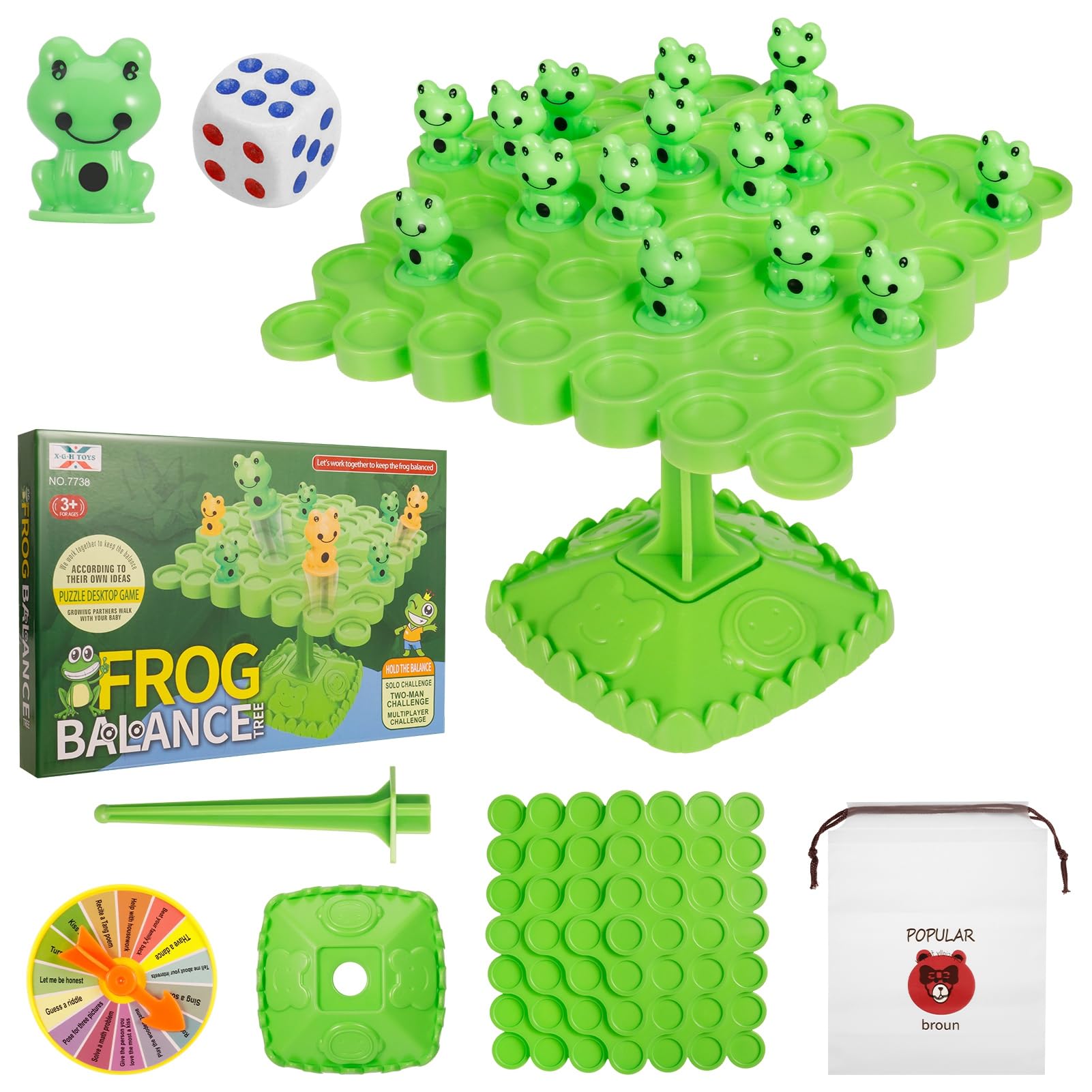 Frog Balance Tree for Kids