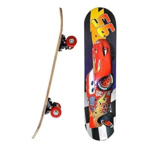 Non-Slip Skateboard with 2-Inch PU Wheels – Big Size (Random Design)