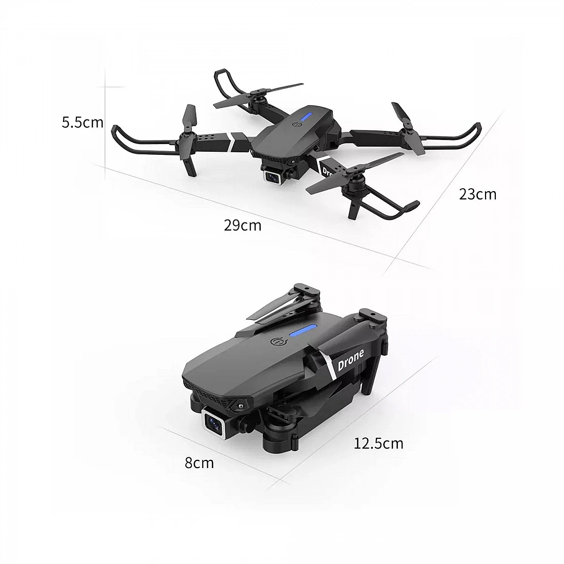 E88 Dual Camera Drone Toy with Single Battery