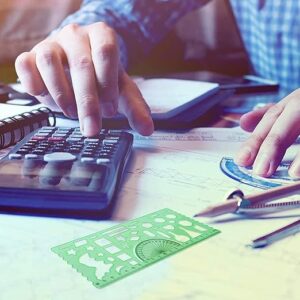 Geometric Multi shape Ruler/Scale Creative Art & Craft Set